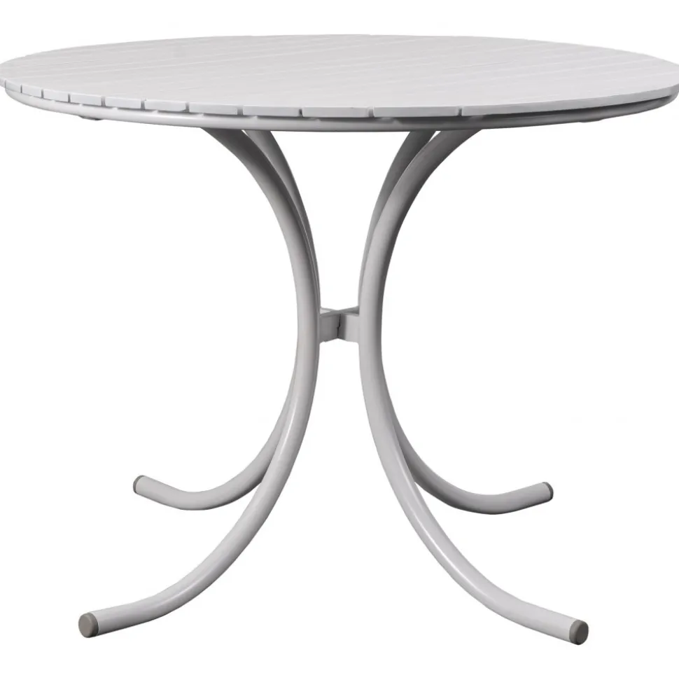 Holmsund bord 103 cm - Vit + Rengöringsmedel för utemöbler