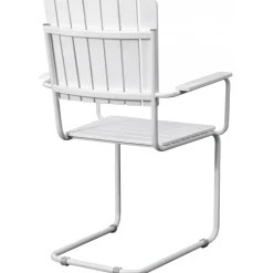 Holmsund stol med armstöd - Vit + Rengöringsmedel för utemöbler