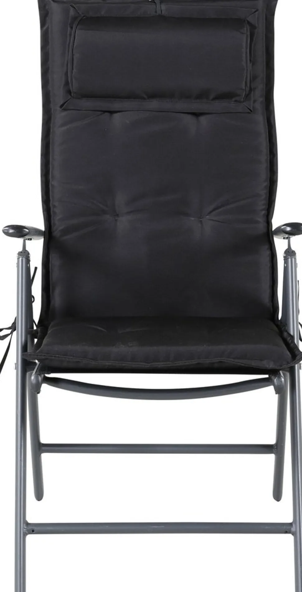 Home dyna 5-positioners med huvudkudde - Svart