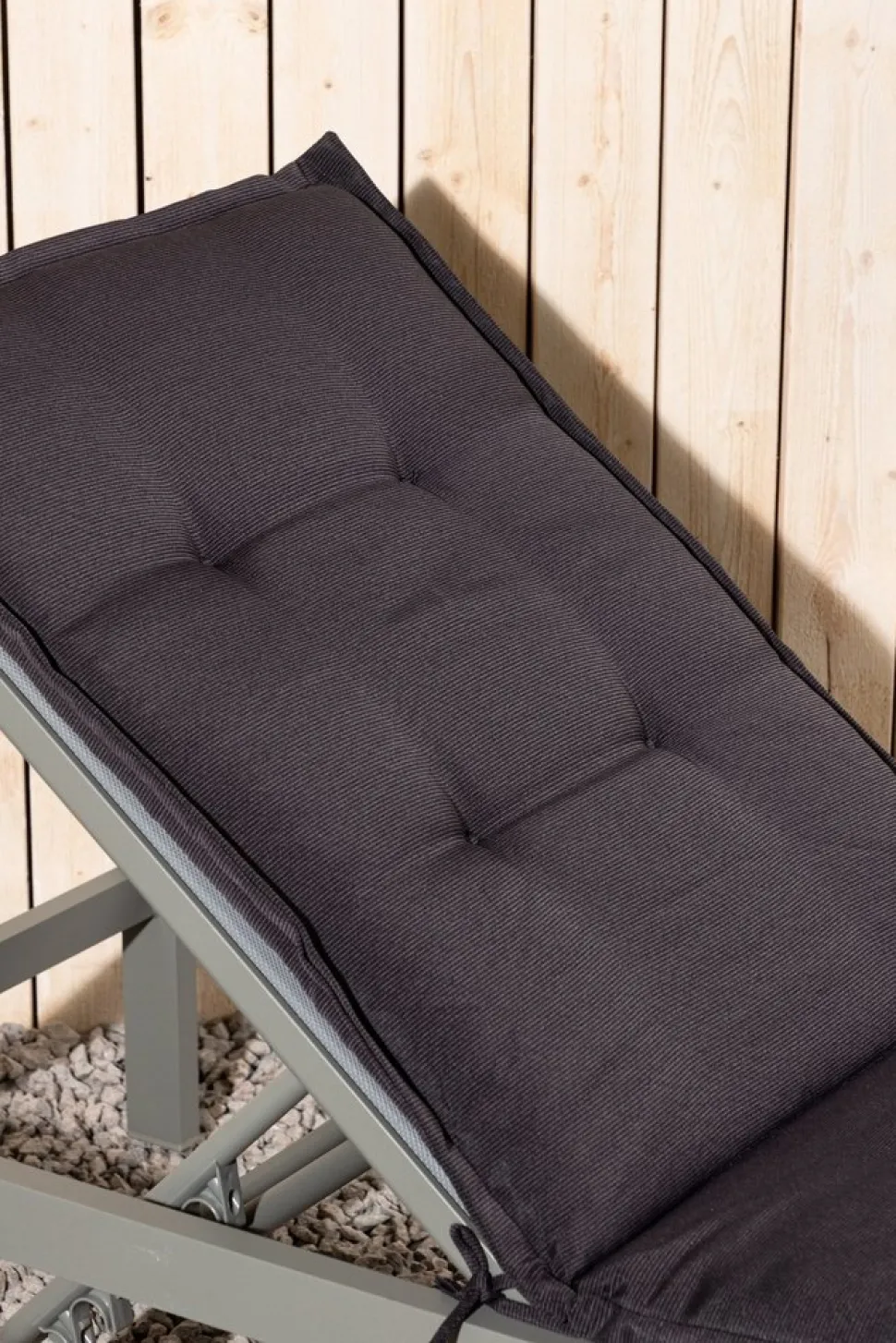 Home solsängsdyna - Mörkgrå