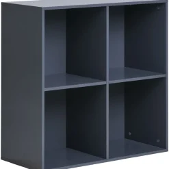 Horne bokhylla - Mörkgrå
