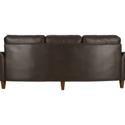 Howard svängd soffa 3-sits - Brun vintage