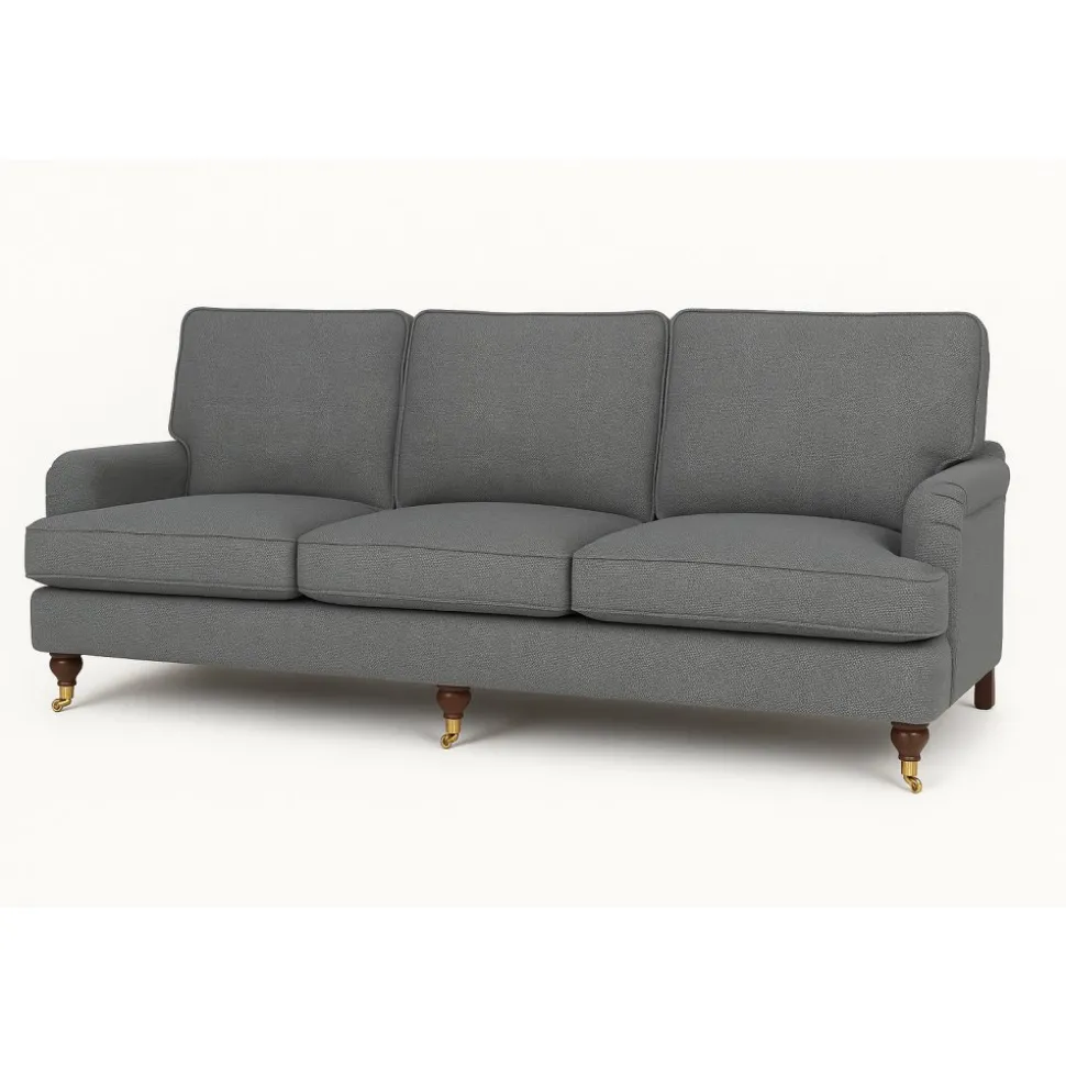 Howardsoffa Watford Deluxe 225 cm  Grå