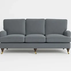 Howardsoffa Watford Deluxe 225 cm  Ljusgrå