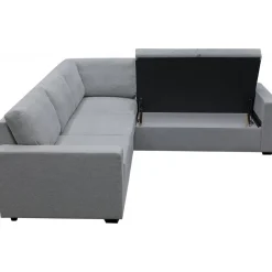 Hörnsoffa med bäddfunktion och förvaring + Fläckborttagare för möbler