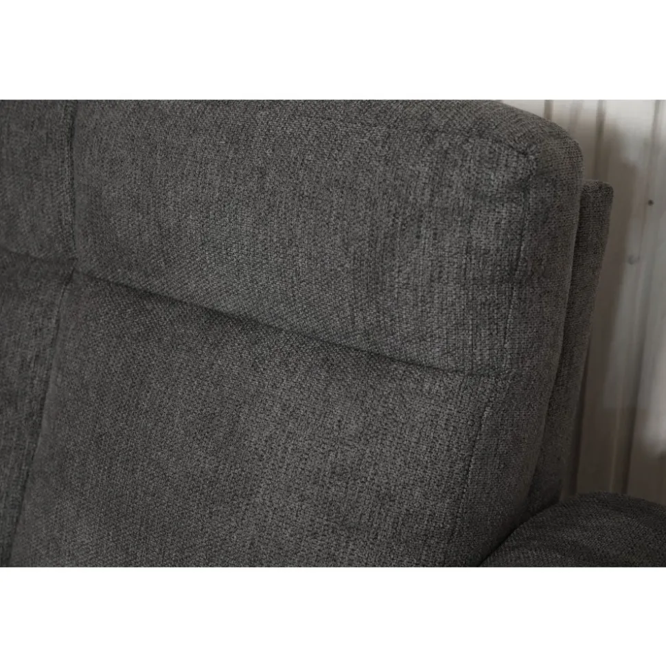 Hörnsoffa 5-sits antracit Alabama - 228/278 cm