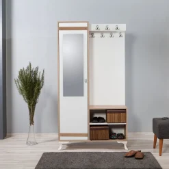 Inci 200 hallmöbel i ljus ek