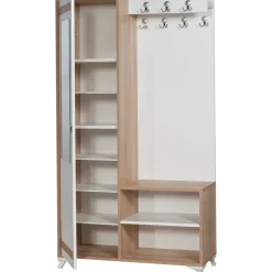 Inci 200 hallmöbel i ljus ek