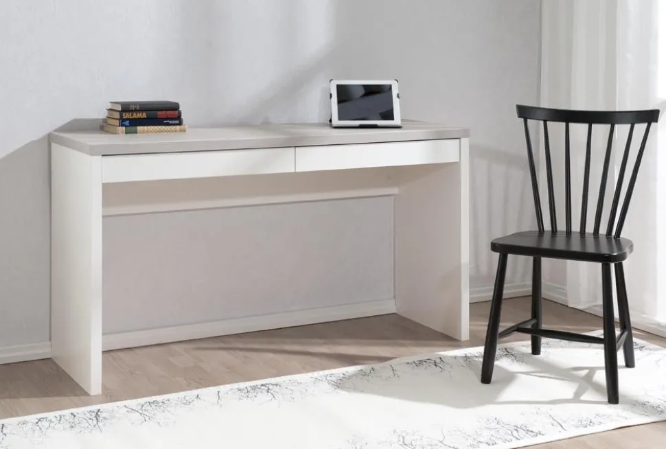 Irena Multifunktionsbord 134x44,5 cm - Silvergrå + Möbeltassar