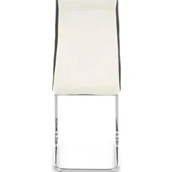 Iris stol - (vit|svart) Krom