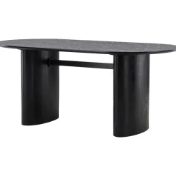 Isolde matbord 180 x 90 cm - Svart