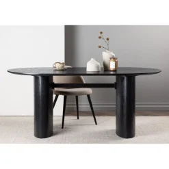 Isolde matbord 180 x 90 cm - Svart