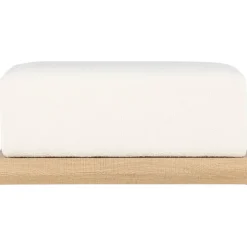 Ivy sittpuff - Vit boucle