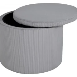 Jabar sittpuff - Grå manchester