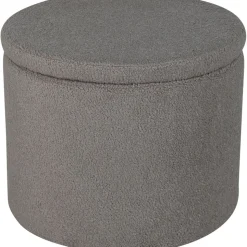 Jabar sittpuff - Gråbeige teddy