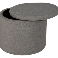 Jabar sittpuff - Gråbeige teddy