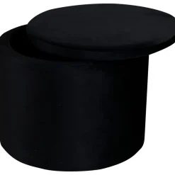 Jabar sittpuff - Svart sammet