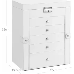 Jade smyckeskrin - Vit