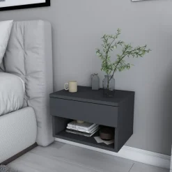 Jamot sängbord - Antracit