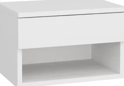 Jamot sängbord - Vit