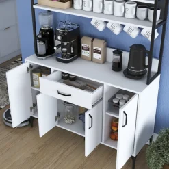 Jeriko skåp 130 - Vit