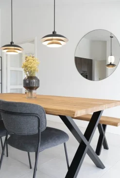 Jersey Spegel - Svart - Ø100