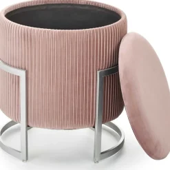 Jiminy sittpuff - Rosa + Textilrengöring för möbler