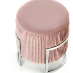 Jiminy sittpuff - Rosa + Textilrengöring för möbler