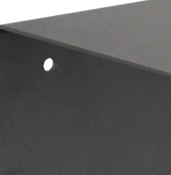 Joliet svart vägghylla / sängbord 35x14x20 cm