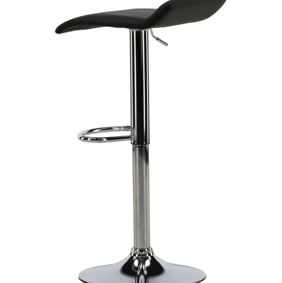 Jonna barstol - Svart/silver