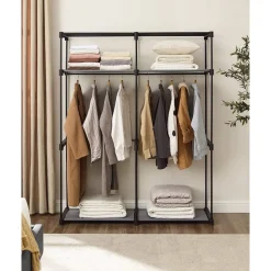 Joshua garderob 140 x 174 cm - Grå