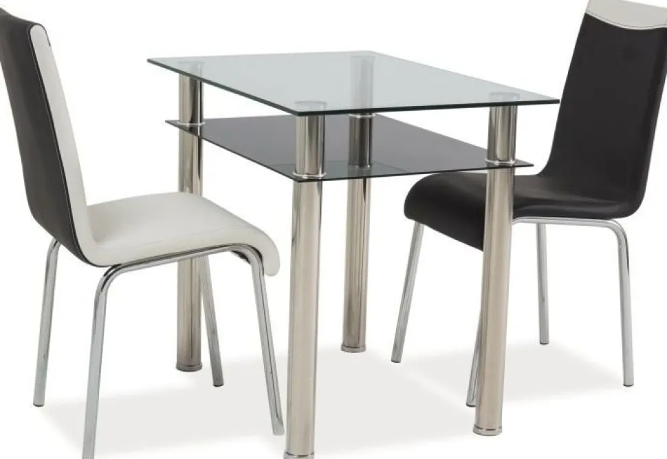 Joslyn 90 cm matbord - Krom