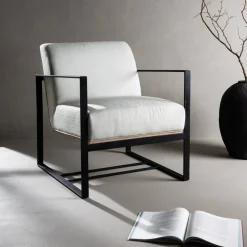 Kansas fåtölj - Offwhite