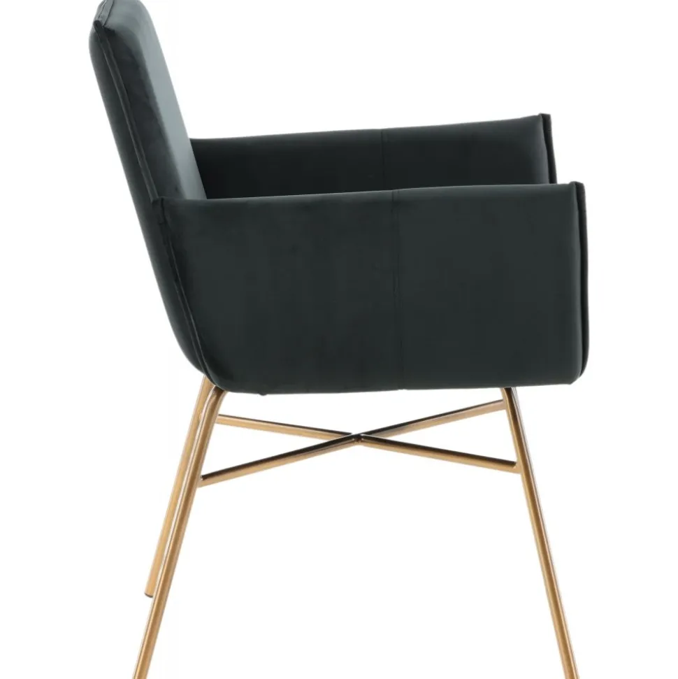 Kardinal karmstol - Svart/koppar