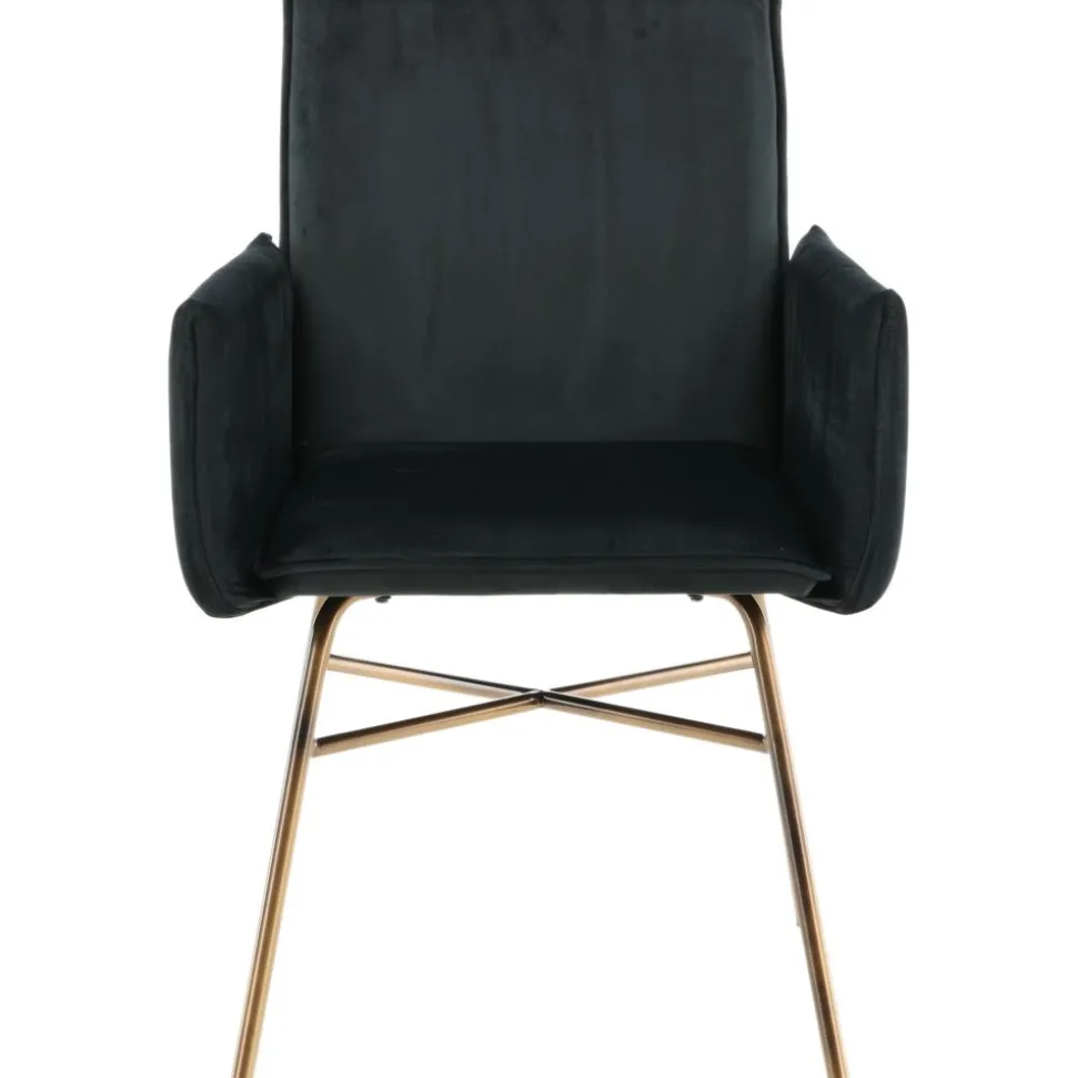 Kardinal karmstol - Svart/koppar