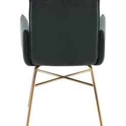 Kardinal karmstol - Svart/koppar