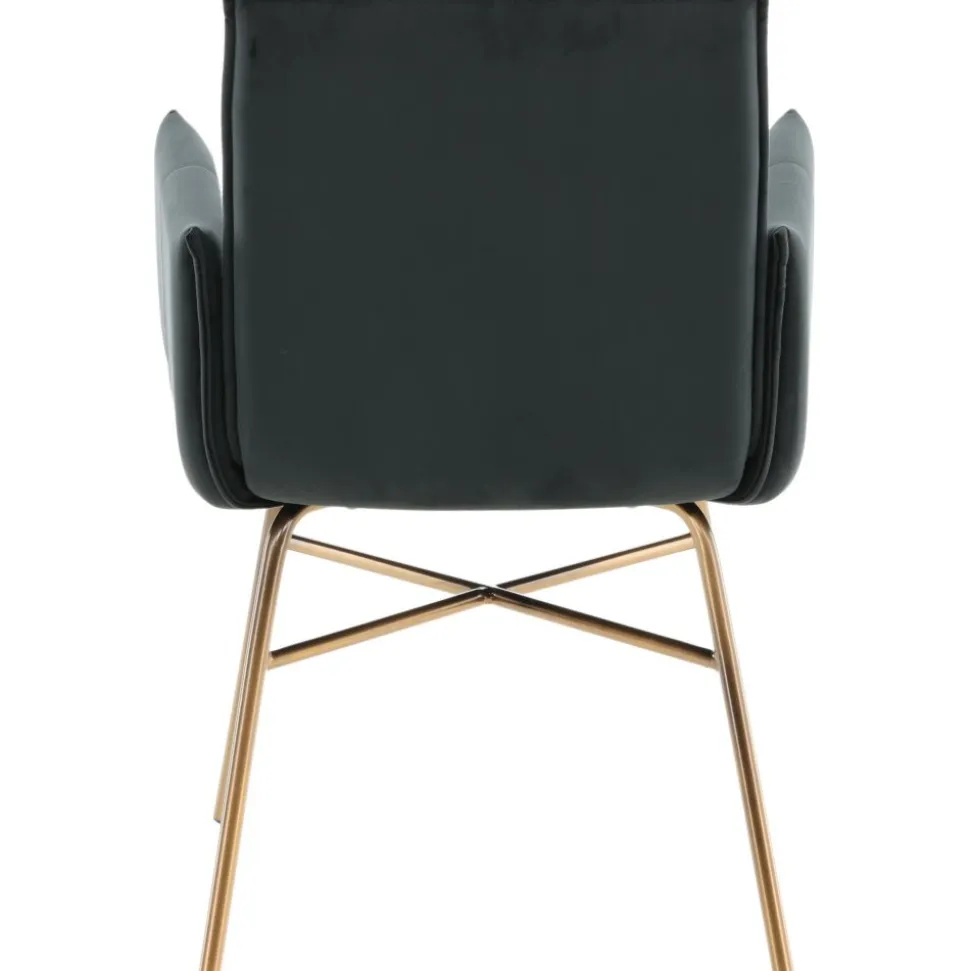 Kardinal karmstol - Svart/koppar