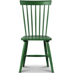 Karl grön pinnstol färgkod RAL6001 + Stolsdyna