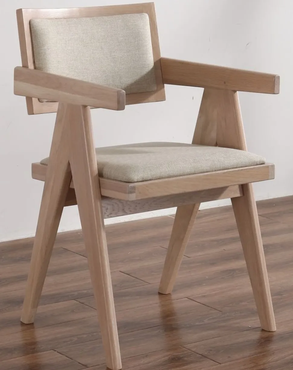 Karmstol i vitoljad ek Sara