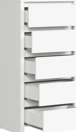 Kaspian byrå 56 x 112,5 cm - Vit