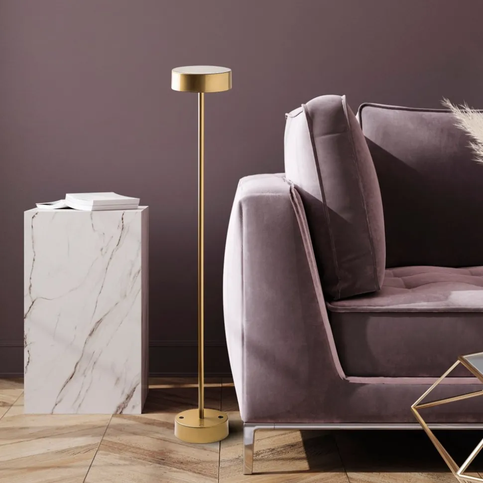 Kay golvlampa - Guld