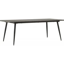 Keholmen matbord 220 x 100 cm - Svart/Brun