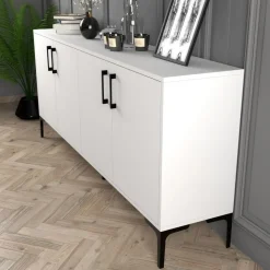 Kiev skänk 180 cm - Vit