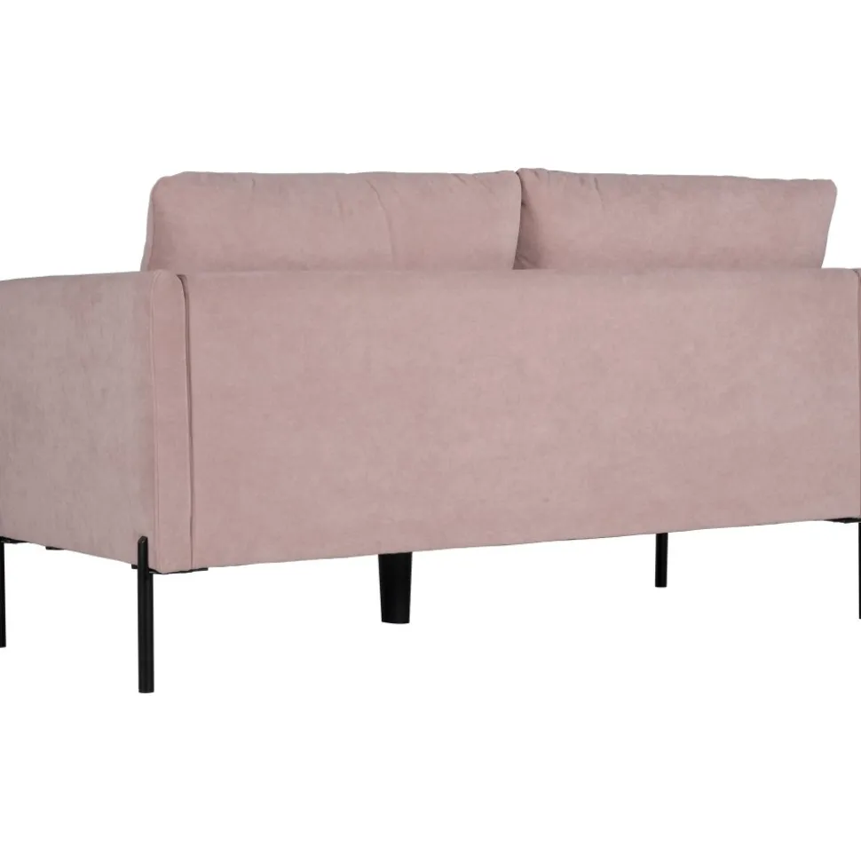 Kingsley 2,5-sits soffa i rosa sammet + Fläckborttagare för möbler