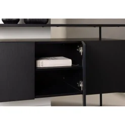 Kingsport avlastningsbord 120 x 45 cm - Svart