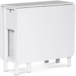 Klaffbord vitt med låda 150/90/30 x 80 cm - Sandhamn + Möbeltassar