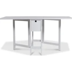 Klaffbord vitt med låda 150/90/30 x 80 cm - Sandhamn