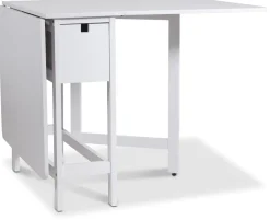 Klaffbord vitt med låda 150/90/30 x 80 cm - Sandhamn