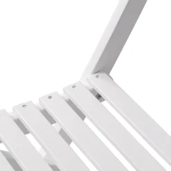 Knohult utesoffa | trädgårdsbänk - Vit