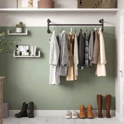 Kommendör klädstång - Svart